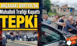 Akçaabat Dörtyol’da yol tepkisi: Mahalleli trafiği kapattı