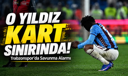 Trabzonspor’da Galatasaray Maçı Öncesi Savunma Alarmı; O Yıldız Kart Sınırında!