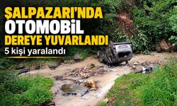 Trabzon Şalpazarı’nda Otomobil Dereye Yuvarlandı: Aynı Aileden 5 Kişi Yaralandı