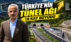 Türkiye’nin tünel ağı 50 kilometreden 881 kilometreye çıktı