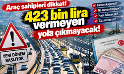 Zorunlu trafik sigortasında yeni tarife: Prim 423 bin lirayı aştı