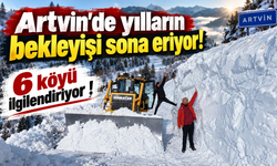 4 metre karla mücadele ediyorlardı: Macahel’e 2 bin 150 metrelik tünel