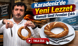 Ordu’da hamsili simit yaptı: “Balık ekmek oluyor da neden olmasın?”