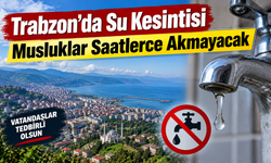 Trabzon Hayrat’ta su kesintisi: Çağlayan’da arıza çalışması