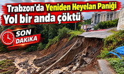 Trabzon’da heyelan aracı dereye sürükledi: 2 kişi yaralandı