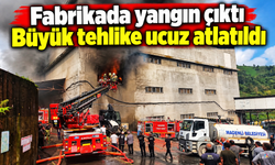 Rize’de çay fabrikasında yangın: Büyük tehlike ucuz atlatıldı