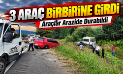 Samsun-Ordu Yolunda 3 Araç Birbirine Girdi: 2 Yaralı