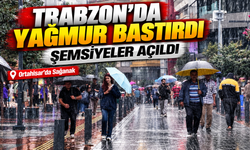 Trabzon’da Sağanak Bastırdı: Vatandaşlar Hazırlıksız Yakalandı