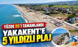 Samsun’da 5 Yıldızlı Halk Plajında Çalışmalar Yüzde 55’e Ulaştı