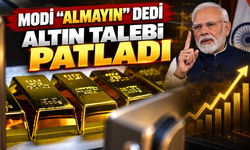 Hindistan’da Altın Talebi Patladı: Modi’nin Çağrısı Karşılık Bulmadı