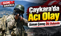 Çaykara'da Jandarma Uzman Çavuş Evinde Ölü Bulundu