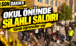 Manisa’da okul önünde silahlı saldırı: Yaralı öğrenciler var