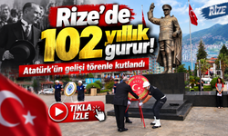 Rize’de 102 Yıllık Gurur: Atatürk’ün Gelişi Törenle Kutlandı