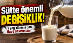 Sütte yeni dönem başladı: “Ara yağ” kalktı, şekere sınır geldi