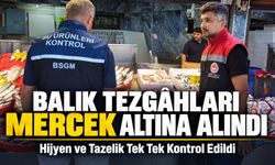 Balık Tezgâhları Mercek Altına Alındı: Hijyen Ve Tazelik Tek Tek Kontrol Edildi