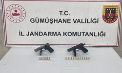 Gümüşhane Kürtün'de Ruhsatsız Silah Operasyonu: 2 Tabanca Ele Geçirildi