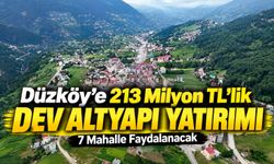 Düzköy’e 213 milyon TL’lik ileri biyolojik arıtma tesisi