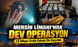 Mersin’de 1,5 milyar liralık kokain operasyonu