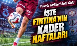 Süper Lig’de 7-16. hafta fikstürü açıklandı: Derbi tarihleri belli oldu