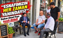Ortahisar Belediye Başkanı Ahmet Kaya esnafı dinledi: “Her zaman yanınızdayız”