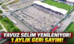 Yavuz Selim Stadı’nda Beklenen Yenileme Başladı: Ekipler Sahaya İndi