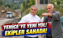 Yomra’da Ulaşım Seferberliği: Yenice Mahallesi’nde Beton Yol Çalışmaları Sürüyor