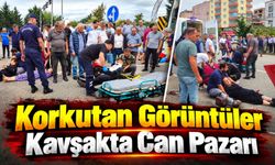 Eynesil’de Kavşakta İki Otomobil Çarpıştı: 4 Kişi Yaralandı
