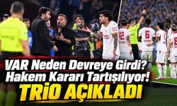 Trabzonspor Galatasaray derbisinde hakem tartışması: Trio’dan kırmızı kart yorumu