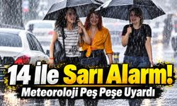 Meteoroloji’den 14 İl İçin Sarı Kodlu Uyarı: Kuvvetli Sağanak Ve Fırtına Geliyor