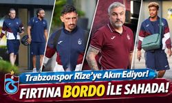 Trabzonspor Rize'ye Çıkarma Yaptı! Bordo Forma ve İlk 11 Detayı
