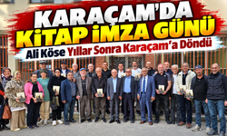 Çaykara'da Anlamlı İmza Günü! Ali Köse'den Eski Öğrencilerine Ömür Mirası
