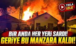 Bolu'da Korkutan Yangın! Bir Evde Başladı, Alevler Her Yeri Sardı: Geriye Büyük Hasar Kaldı
