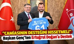 Başkan Genç’ten Ertuğrul Doğan’a Destek; “Camiasının Desteğini Hissetmeli”