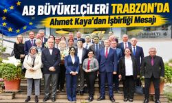 AB Büyükelçileri Trabzon’da: Ahmet Kaya’dan İşbirliği Mesajı