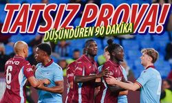 Trabzonspor’a hazırlık maçında soğuk duş: Son dakikalarda gelen gol yıktı