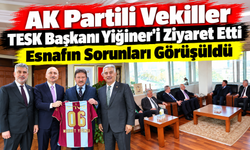Trabzon Heyetinden Tesk Başkanı Yiğiner’e Hayırlı Olsun Ziyareti