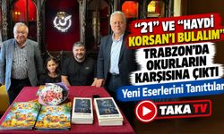 Ceyhun Alemdağ ve Nil Eylül Mazlum Yeni Kitaplarını Trabzon’da Tanıttı