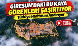 Giresun’daki Bu Kaya Görenleri Şaşırtıyor: Türkiye Haritasını Andırıyor