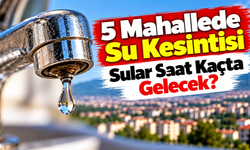 Trabzon’da Su Kesintisi: 5 Mahalle İçin Saat Verildi