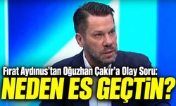 Fırat Aydınus'tan Trabzonspor Maçının Hakemi Oğuzhan Çakır'a Olay Soru: Neden İkinci Sarı Kartı Vermedin?