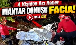Çankırı'da Mantar Toplamaktan Dönen 5 Kişi Feci Kaza Geçirdi! 4 Kişiden Acı Haber