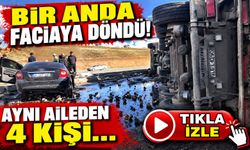 Ağrı'da Korkunç Trafik Kazası! Pancar Yüklü TIR'ın Altında Facia