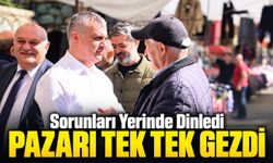Mustafa Bıyık Sancak Halk Pazarında Esnaf Ve Vatandaşları Dinledi