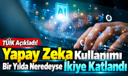 Tüik Açıkladı: Yapay Zeka Kullanımı Bir Yılda Neredeyse İkiye Katlandı