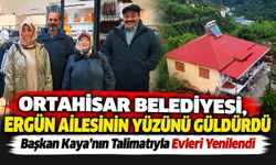 Ortahisar'da Bir Ailenin Yüzü Güldü! Başkan Kaya'nın Talimatıyla Evleri Yenilendi