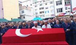 Trabzon'da Polis Memuruna Acı Veda! Şahin Sağlam Uğurlandı