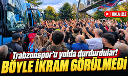 Trabzonspor'un Samsun Yolunda Unutulmaz Anlar! Thomas Reis'e Pasta, Kafileye Ekmek