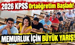 KPSS Ortaöğretim'de Milyonlar Yarışta! Gözler O Saatte