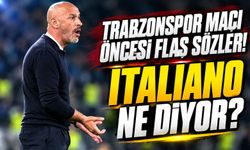 Trabzonspor Beşiktaş Maçı Öncesi Italiano'dan Dikkat Çeken Sözler: Hazırız!
