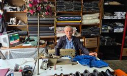 60 yıldır geleneksel terzicilikten ödün vermeden mesleğini icra ediyor